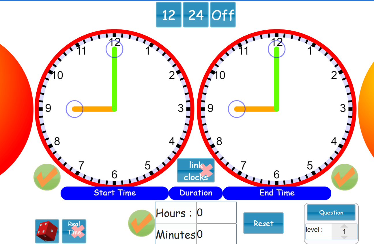 Smartboard Friendly Elapsed Time Clocks Educational Resource